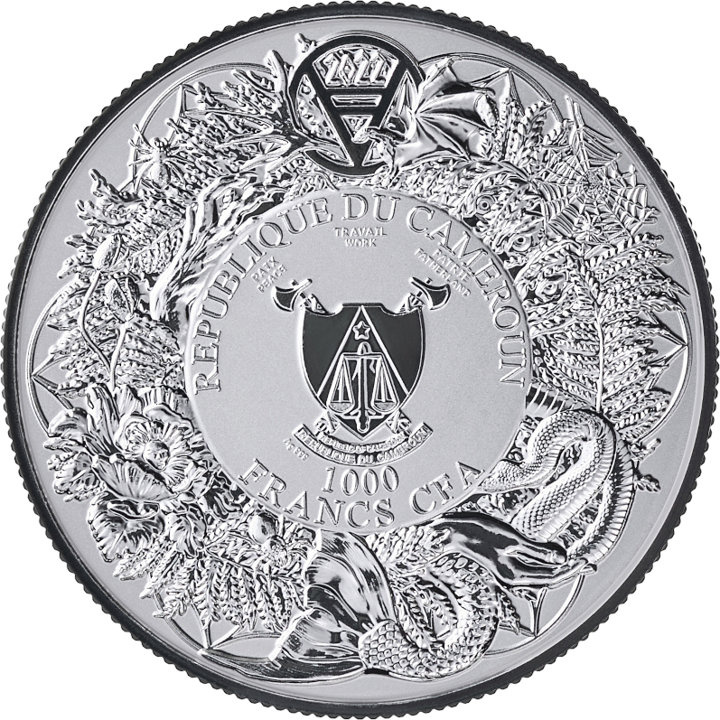 Bestias Eslavas: Rusalka 1000 Francos 2 oz Plata 2022