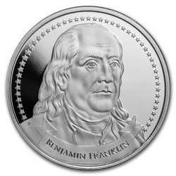 Fondatori della libertà: Benjamin Franklin - Libertà di parola 1 oncia d'argento 2022