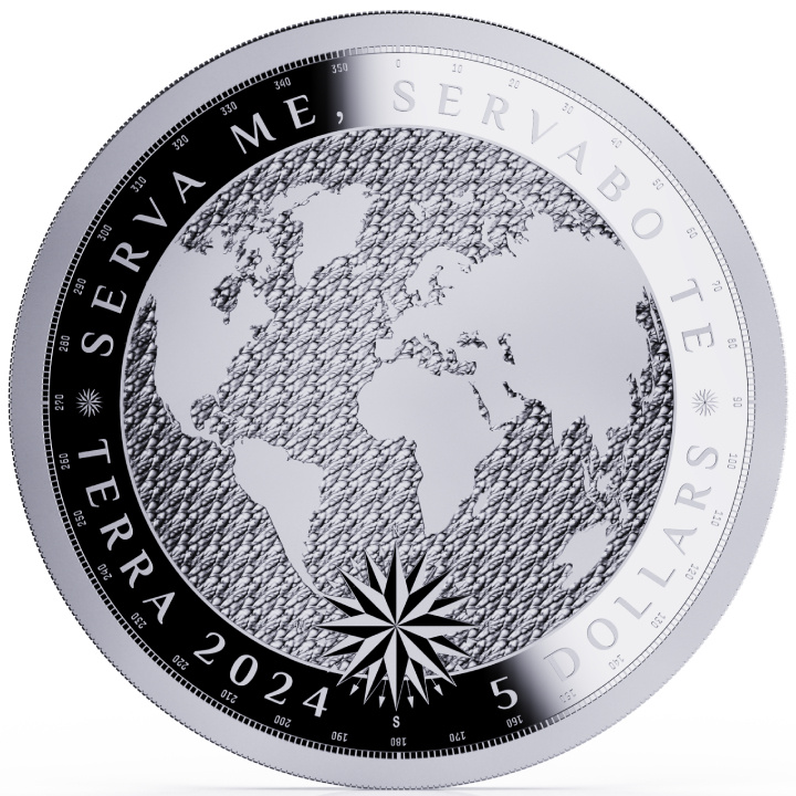 Tokelau: Terra 1 uncia ezüst 2024 Prooflike