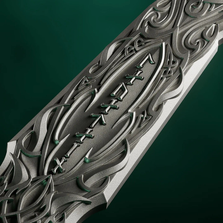 Medalie de argint Laevateinn (Loki's Sword) 1 oz Silver 2026 Ultra High Relief Antiqued Shaped
