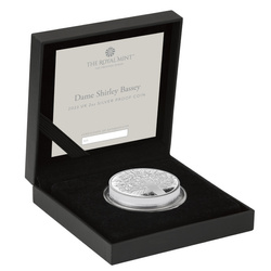 Dame Shirley Bassey 2 oz Plata 2023 Proof