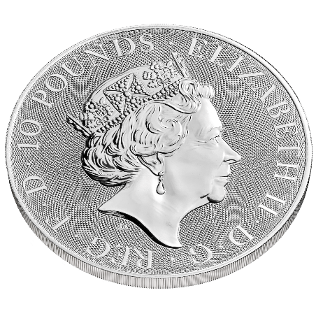 Britannia 10 uncji Srebra 2021