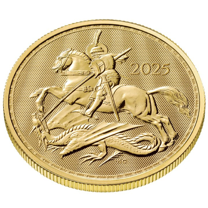 St George and the Dragon 1 uncja Złota 2025