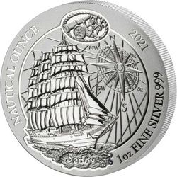Rwanda: Nautical Ounce - Sedov 1 uncja Srebra 2021