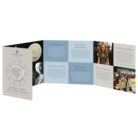 The Platinum Jubilee of Her Majesty The Queen £5 28.28 gramów Miedzioniklu 2022