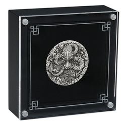 Perth Mint: Lunar III - Anno del Dragone 2 once d'argento 2024 Antiqued Coin