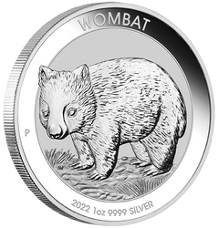 Australian Wombat 1 oz Silber 2022