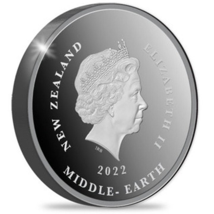 Set of 2 coins 20th Anniversary of The Lord of the Rings: The Two Towers coloured Cupro - nikiel 2022