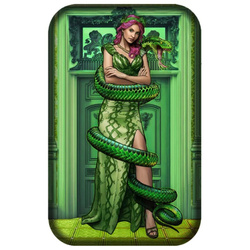 Lingotto Asturmint: The Deadly Seven Sins - Envy colorato 2 once d'argento 2024 Antique Finish