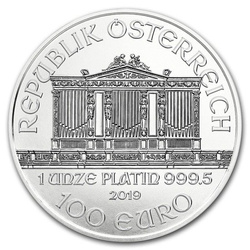 Filarmónica de Viena 1 oz Platino 2019