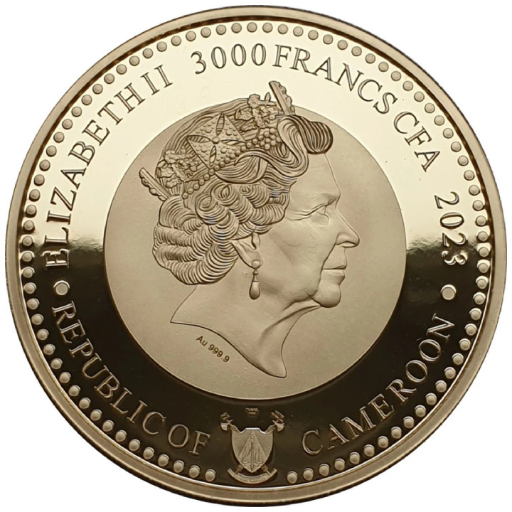 Cameroon: World Famous Dogs - Chihuahua 1 oz Gold 2023