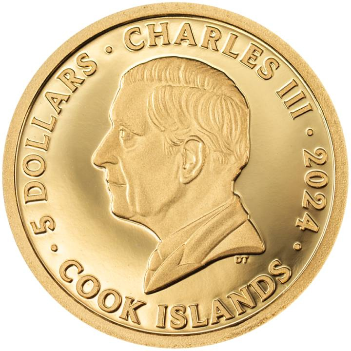 Cook Islands: Legends - Wild West 0,5 grama Złota 2024 Proof