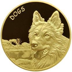 Fiji: Dogs 1 uncja Złota 2023 Prooflike