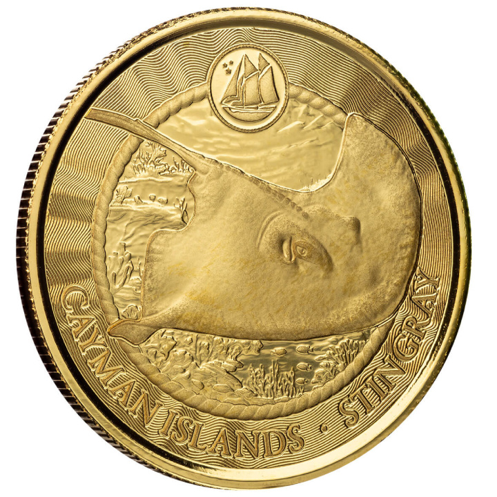Cayman Islands: Stingray 1 uncja Złota 2024 Prooflike
