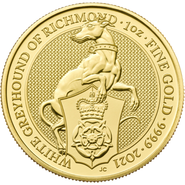 Bestias de la Reina Juego de 10 monedas 1 oz Oro 2016-2020