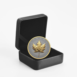 Canadian Maple Leaf 1 oz Silber 2023 Gilded Proof Ultra High Relief