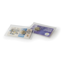 Leuchtturm - Sobre de plástico para 1 moneda de hasta 46 mm de tamaño