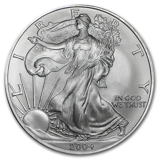 American Eagle 1 oz Silver 2004