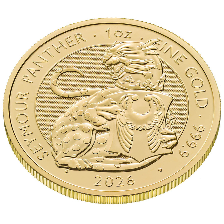 Moneta d’oro The Royal Tudor Beasts: Seymour Panther 1 oncia d’oro 2026