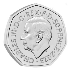 Harry Potter : Albus Dumbledore 50 pence en cuivre-nickel 2023