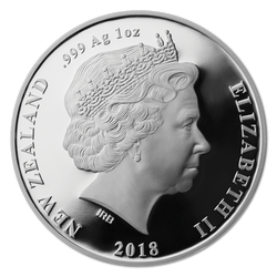 Moa 1 oz Plata 2018 Prueba