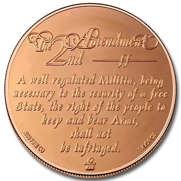 2nd Amendment We The People 1 ounce of copper