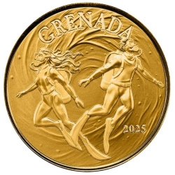 Monnaie en or Grenade : Plongeurs sous-marins 1 once d'or 2025