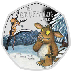 A Gruffalo gyermeke 2024 színes 50 pence ezüst 2024 Proof