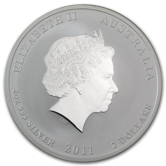Lunar II: Rok Królika 2 uncje Srebra 2011