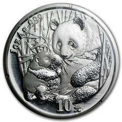 Panda chinois 1 once d'argent 2005
