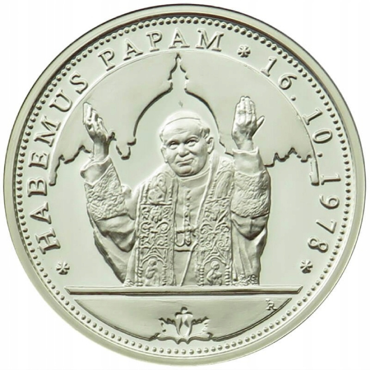 Medalla Juan Pablo II - Habemus Papam 16. 10. 1978 Plata Proof