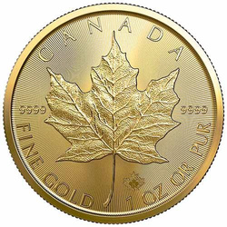 Feuille d'érable canadienne 1 once d'or 2021