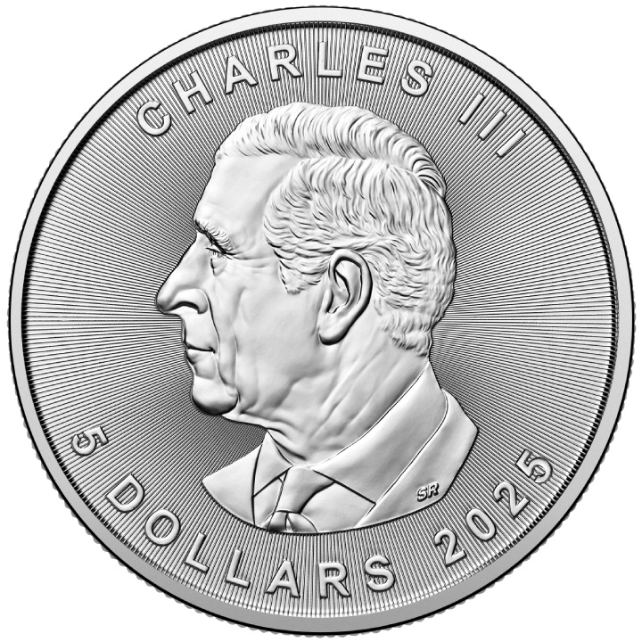 Maple Leaf 25 oz Silver - located at duty free magazine in Singapore (Malca-Amit)