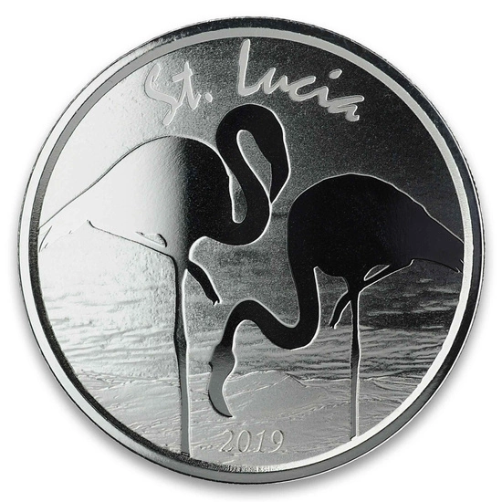 Santa Lucía: Flamingo 1 oz Plata 2019