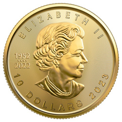 Canadian Maple Leaf 1/4 oz Gold 2023