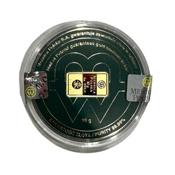 10 grammes Lingot d'or Monnaie de Pologne