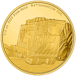 Niue: Star Wars - Sandcrawler 1/4 oz Oro 2022 Proof