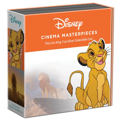 Niue: Disney Cinema Masterpieces - The Lion King colored 3 oz Silver 2022 Proof