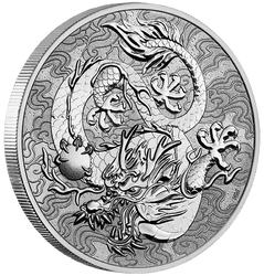 Chinese Myths and Legends: Dragon 1 uncja Platyny 2022 Proof
