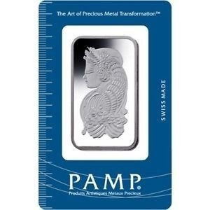 50 gram Silberbarren Pamp Fortuna