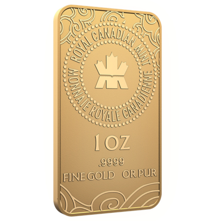 The Royal Canadian Mint - Lunar Year of the Snake 1 oz Gold Bar 2025 LBMA GD Refiner