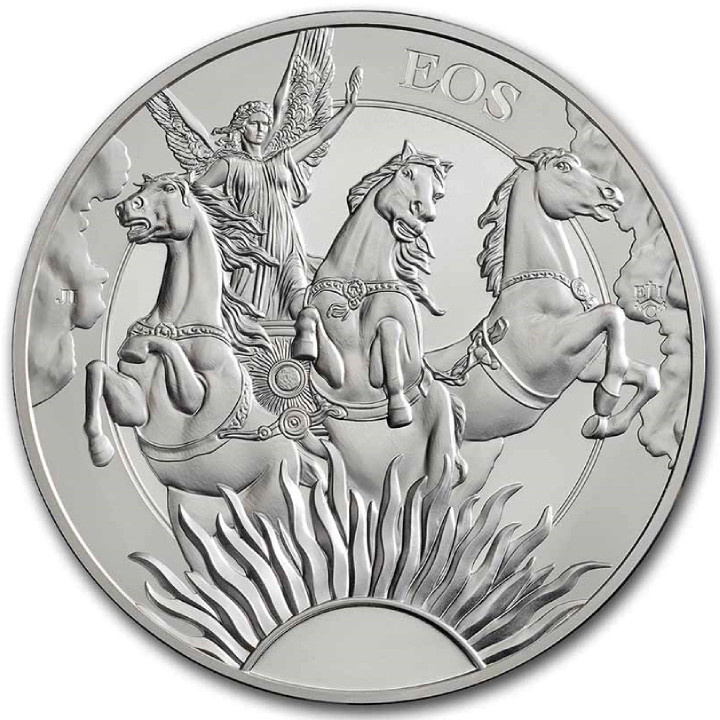 St Helena: Goddesses - Eos and the Horses 5 uncji Srebra 2023