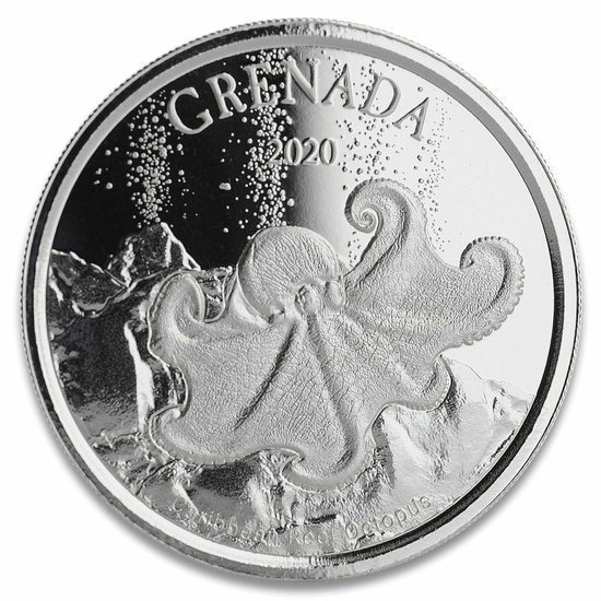 Grenada: Octopus 1 oz Silver 2020