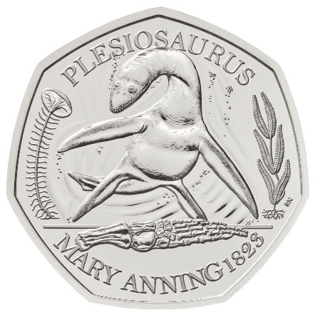 Plesiosaurus 8 gramm réz-nikkel 2021