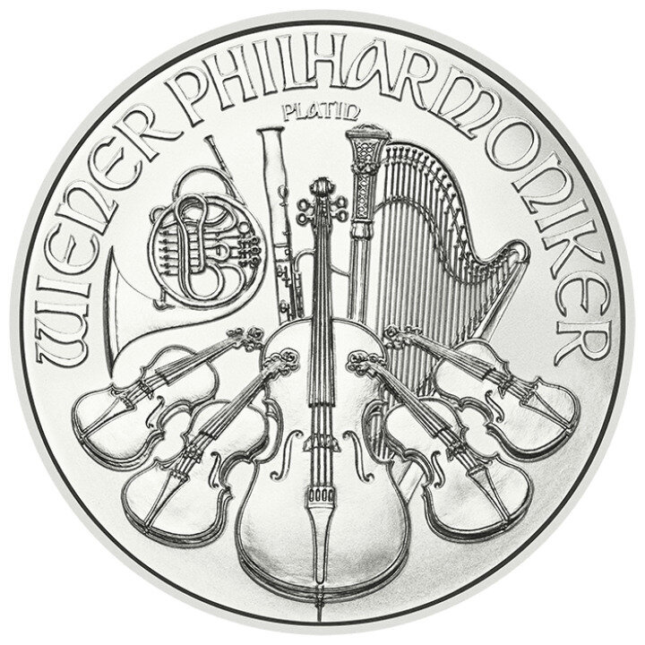Vienna Philharmonic 1 oz Platinum Various Years