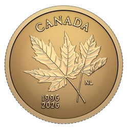 Canada : 30e anniversaire de l'emblème arboricole du Canada Or 2026 Proof