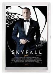 Poster del film: 007 James Bond - Skyfall 5 grammi d'argento 2020 (Foglio d'argento)