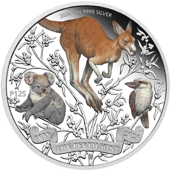 The Perth Mint’s 125th Anniversary 2024 4 x 1oz Silver Typeset Collection