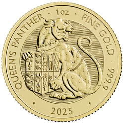 The Royal Tudor Beasts: The Queen's Panther 1 oz Gold 2025