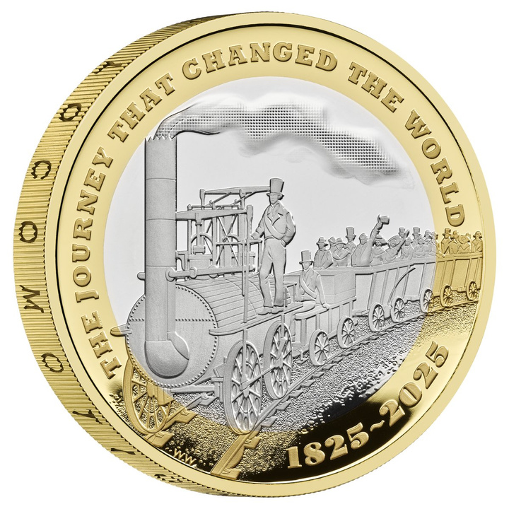 200 Years of the Modern Railway £2 Silber Proof